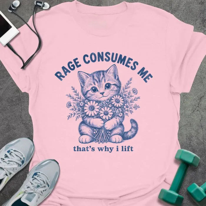 T-Shirt Light Pink / S Rage Lifts T-Shirt