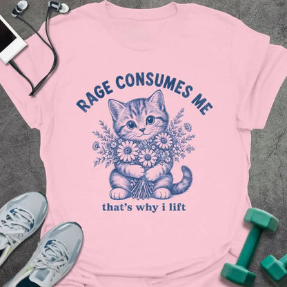 T-Shirt Light Pink / S Rage Lifts T-Shirt