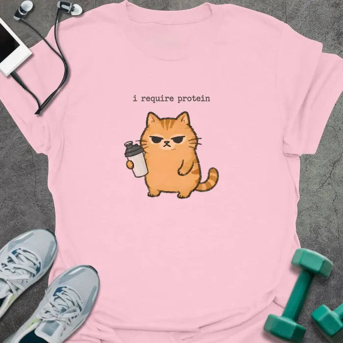 T-Shirt Light Pink / S Require Protein T-Shirt