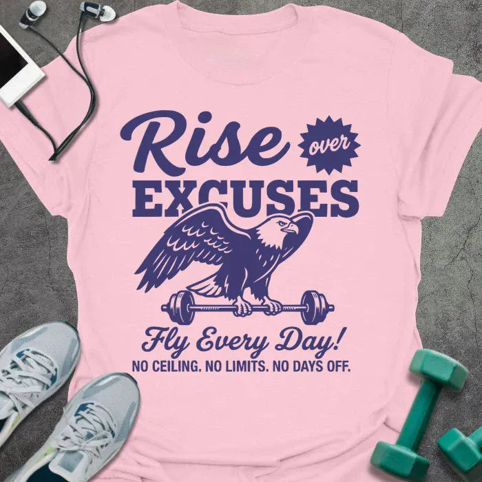 T-Shirt Light Pink / S Rise Over T-Shirt