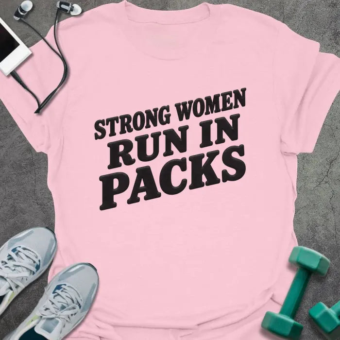 T-Shirt Light Pink / S Run Packs T-Shirt