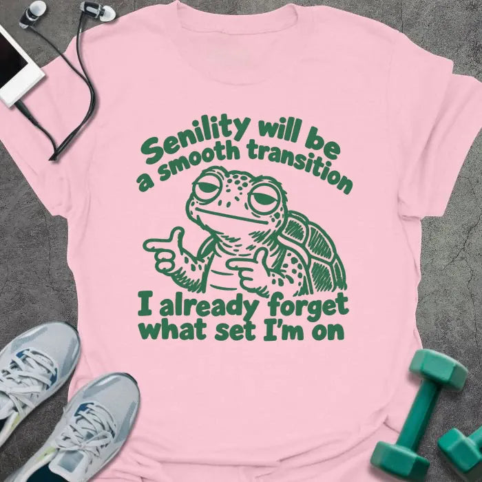 T-Shirt Light Pink / S Senile Frog T-Shirt