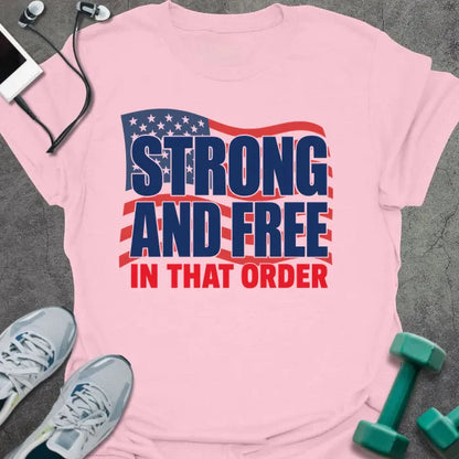 T-Shirt Light Pink / S Strong Free T-Shirt