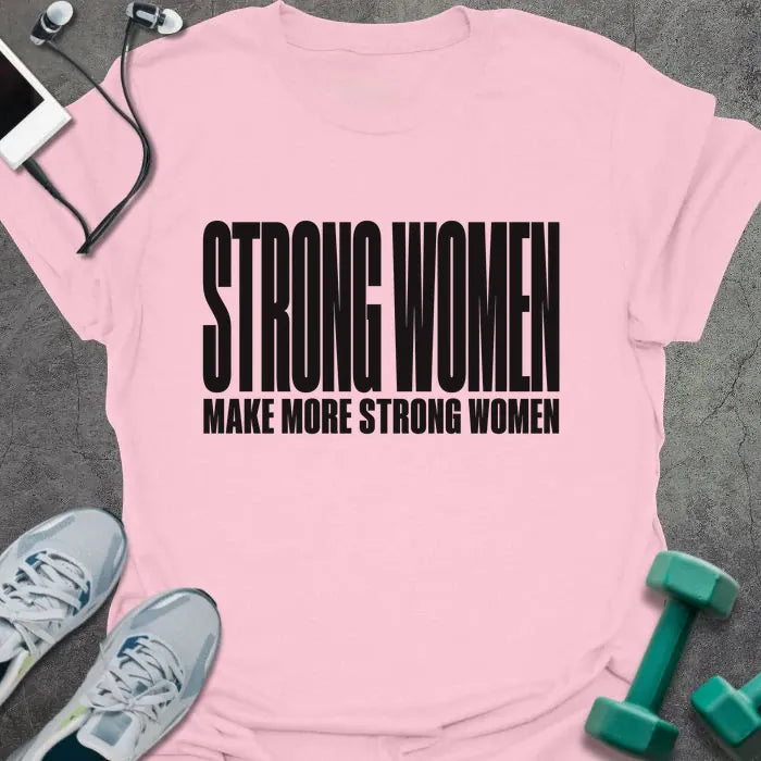 T-Shirt Light Pink / S Strong Women T-Shirt