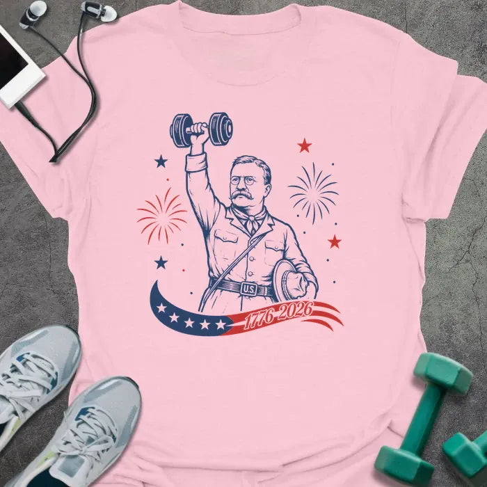 T-Shirt Light Pink / S Teddy Celebrates T-Shirt