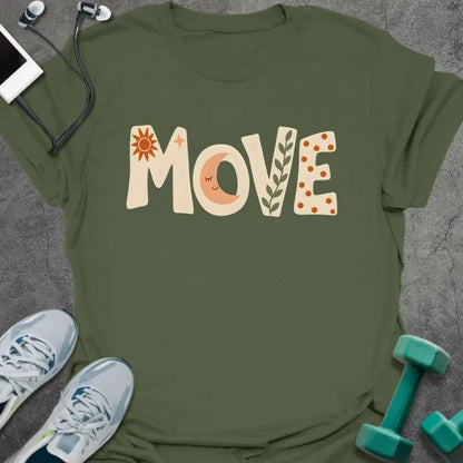 T-Shirt Military Green / M Boho Move T-Shirt