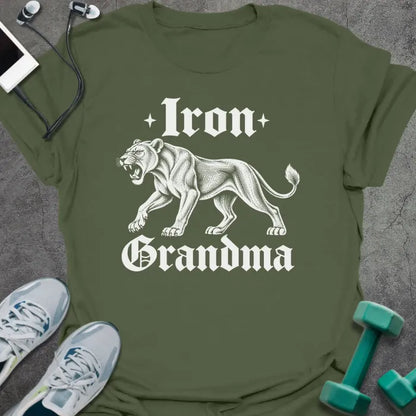 T-Shirt Military Green / M iron-grandma T-Shirt