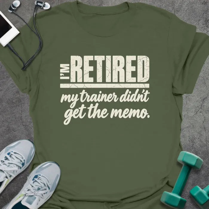 T-Shirt Military Green / M Retired Memo T-Shirt