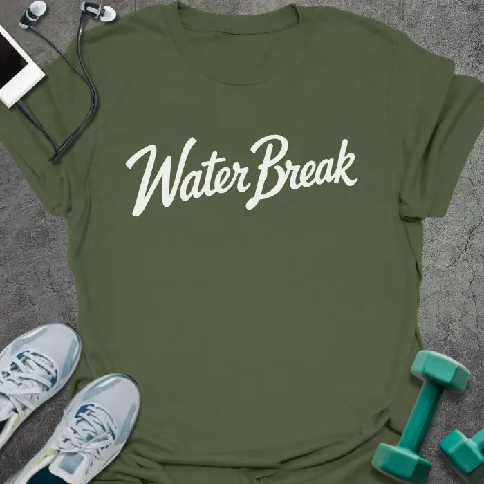 T-Shirt Military Green / M Water Break T-Shirt