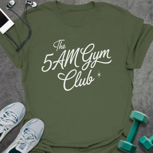 T-Shirt Military Green / S 5AM Club T-Shirt
