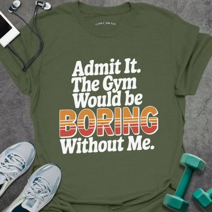 T-Shirt Military Green / S Admit It Retro T-Shirt