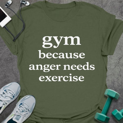 T-Shirt Military Green / S Anger Needs T-Shirt