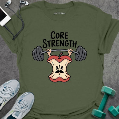 T-Shirt Military Green / S Apple Core T-Shirt