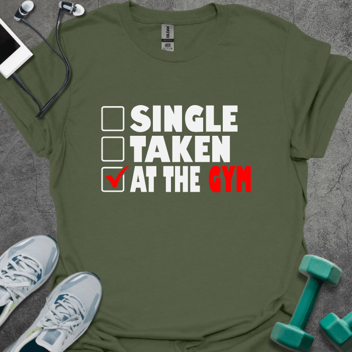 T-Shirt Military Green / S At The Gym T-Shirt