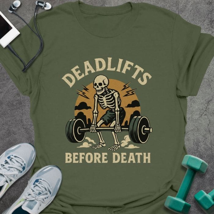 T-Shirt Military Green / S Before Death T-Shirt