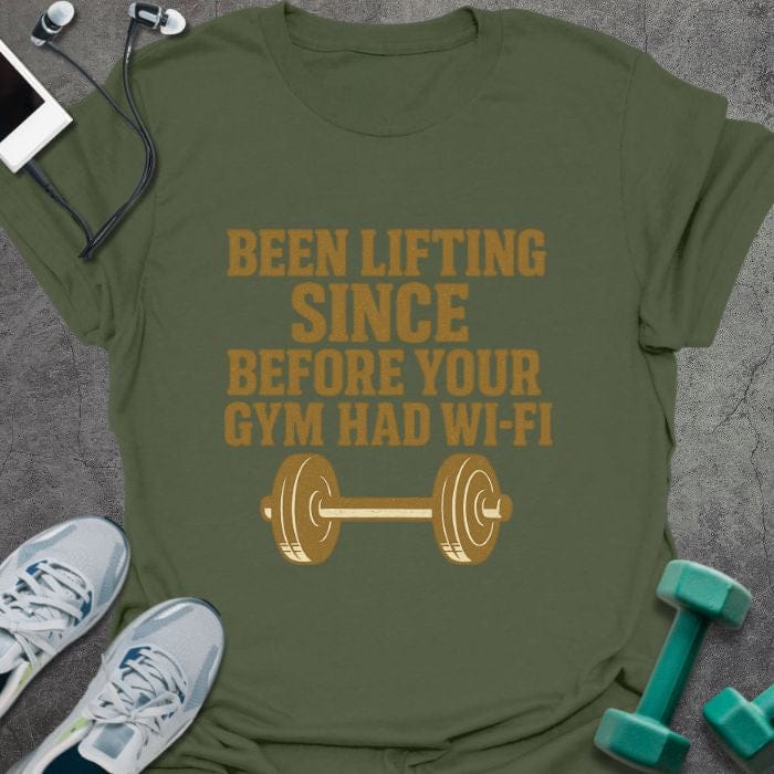 T-Shirt Military Green / S Before Wifi T-Shirt