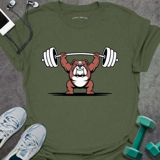 T-Shirt Military Green / S Bull Dog Lift T-Shirt