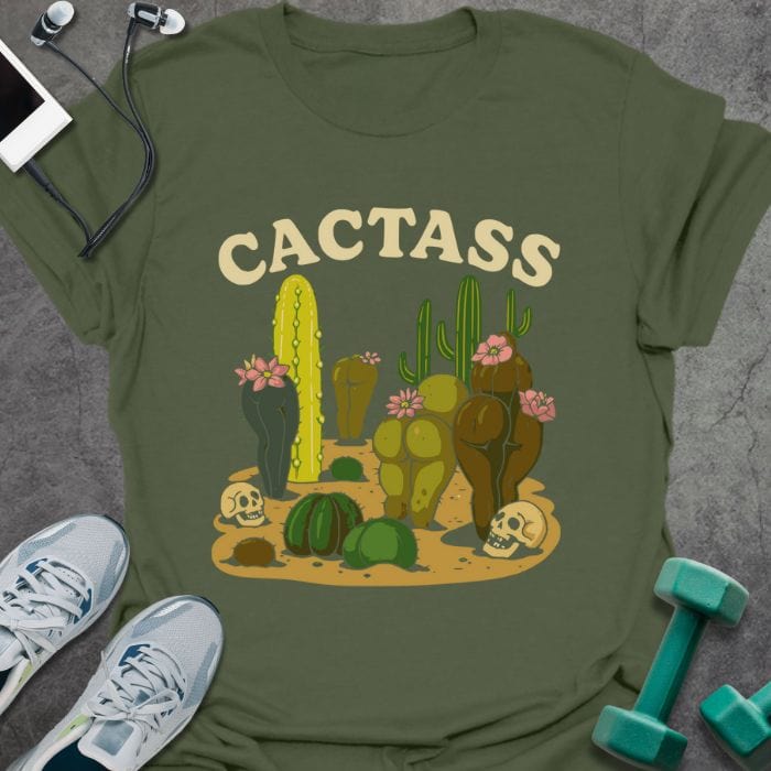 T-Shirt Military Green / S Cactass T-Shirt