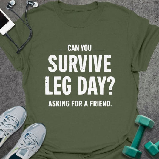 T-Shirt Military Green / S Can You T-Shirt