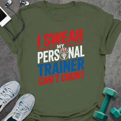 T-Shirt Military Green / S Cant Count T-Shirt
