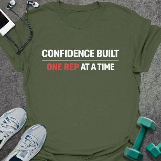T-Shirt Military Green / S Confidence Built T-Shirt