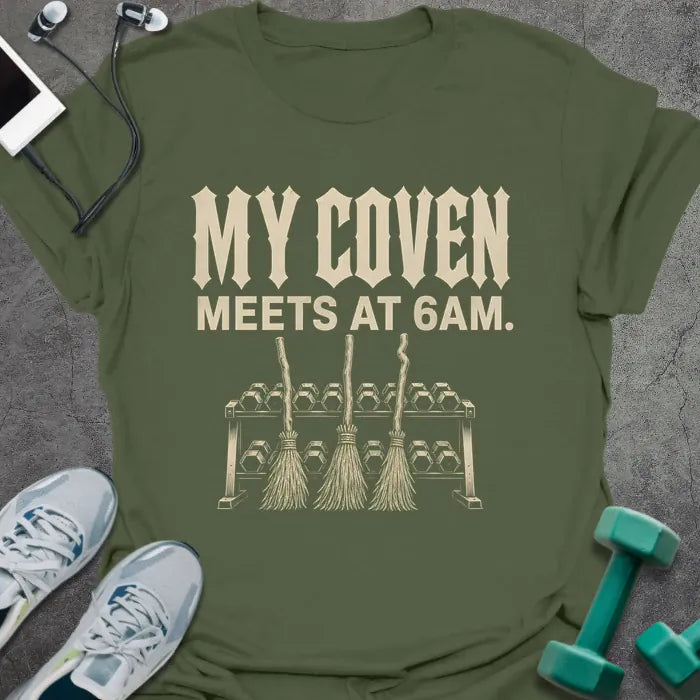 T-Shirt Military Green / S Coven 6AM T-Shirt