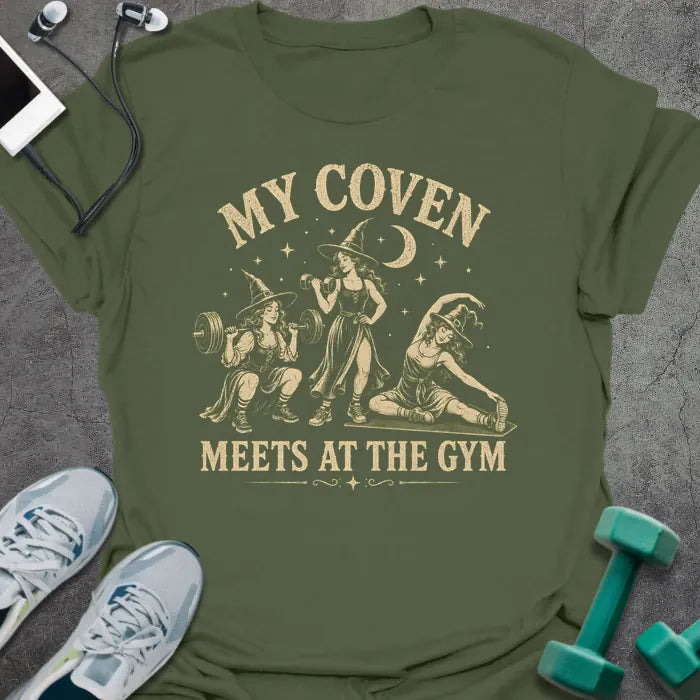 T-Shirt Military Green / S Coven Gym T-Shirt