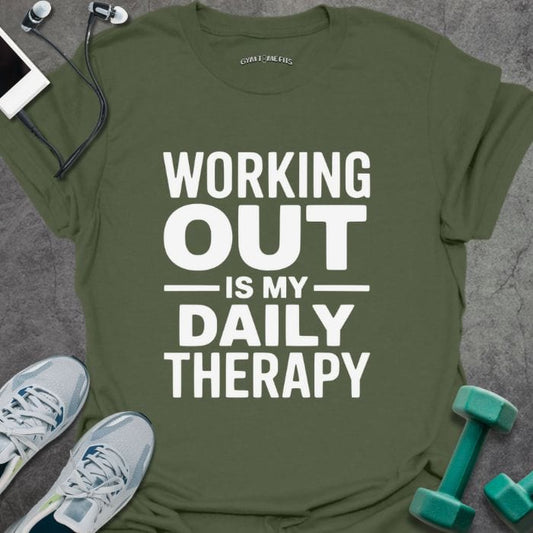 T-Shirt Military Green / S Daily Therapy T-Shirt