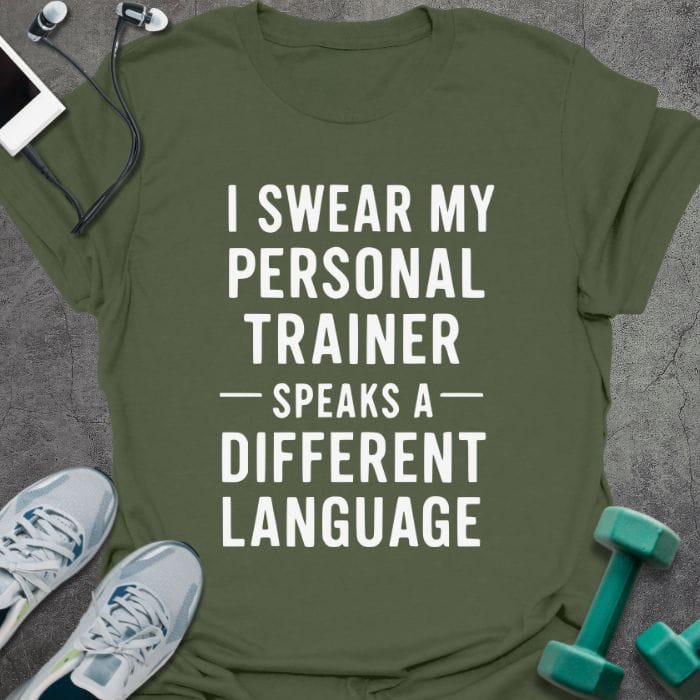 T-Shirt Military Green / S Different Language T-Shirt