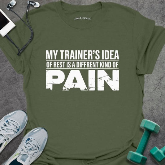 T-Shirt Military Green / S Different Pain T-Shirt