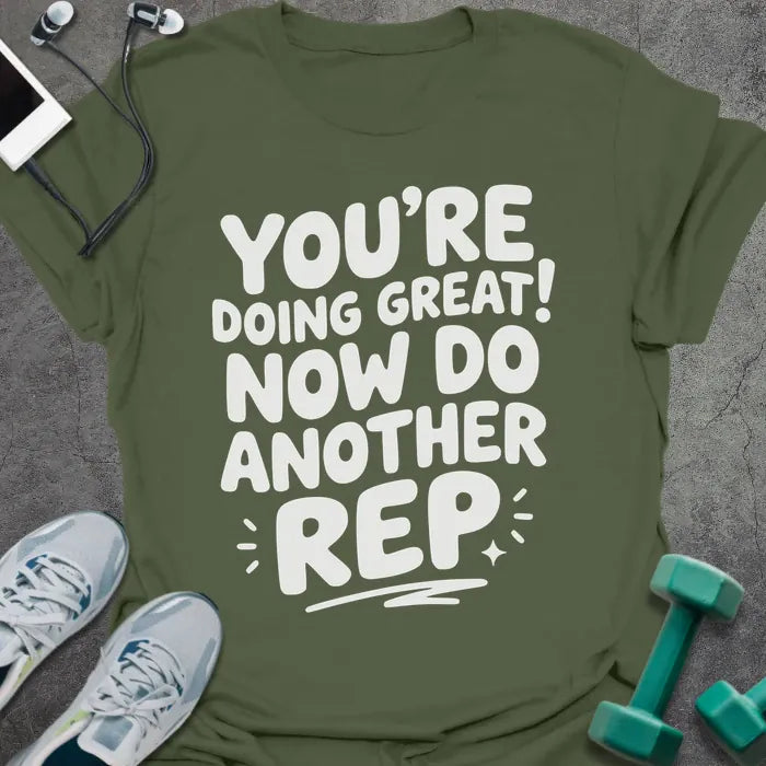 T-Shirt Military Green / S Doing Great T-Shirt