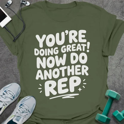 T-Shirt Military Green / S Doing Great T-Shirt