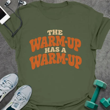 T-Shirt Military Green / S Double Warmup T-Shirt