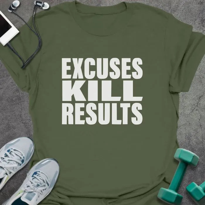 T-Shirt Military Green / S Excuses T-Shirt