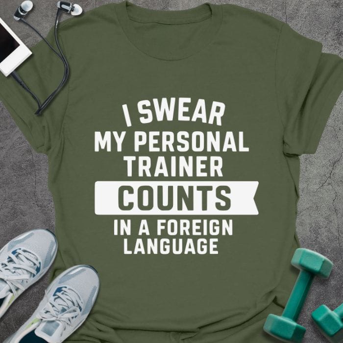 T-Shirt Military Green / S Foreign Language T-Shirt