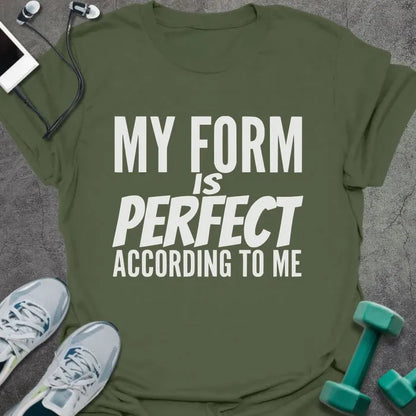 T-Shirt Military Green / S Form Perfect T-Shirt
