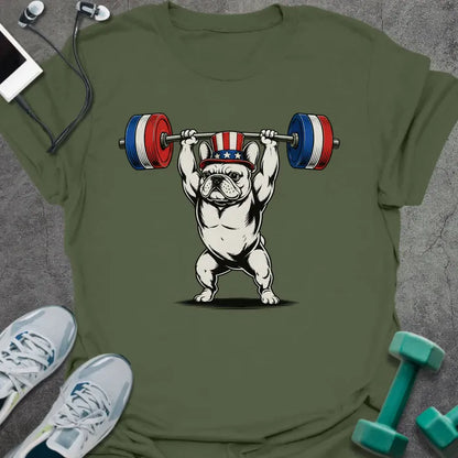 T-Shirt Military Green / S Frenchie Presses T-Shirt