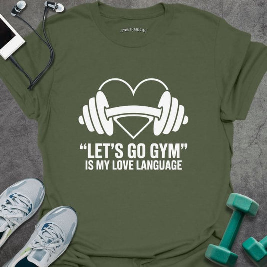 T-Shirt Military Green / S Go Gym T-Shirt