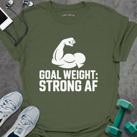 T-Shirt Military Green / S Goal Weight T-Shirt