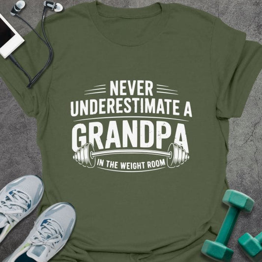 T-Shirt Military Green / S Grandpa Weight T-Shirt