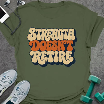 T-Shirt Military Green / S Groovy Retire T-Shirt
