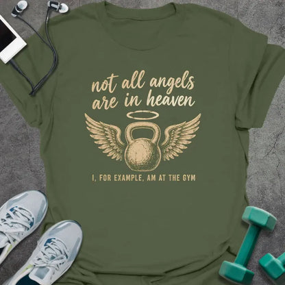 T-Shirt Military Green / S Gym Angel T-Shirt