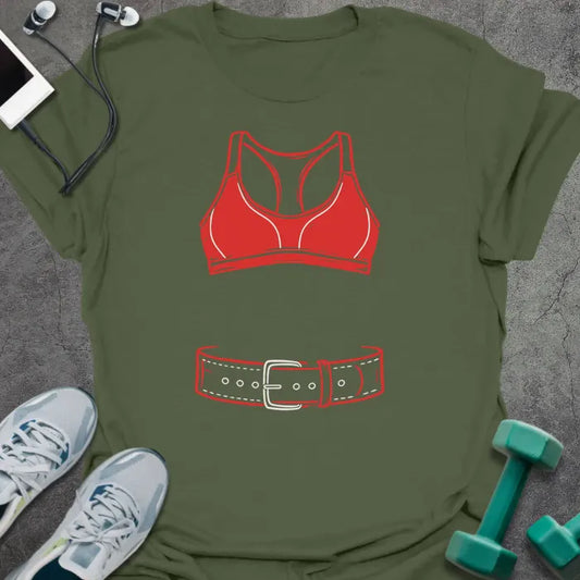 T-Shirt Military Green / S Gym Gear T-Shirt