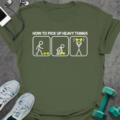 T-Shirt Military Green / S Heavy Things T-Shirt