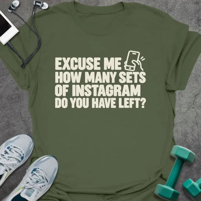 T-Shirt Military Green / S Instagram Sets T-Shirt