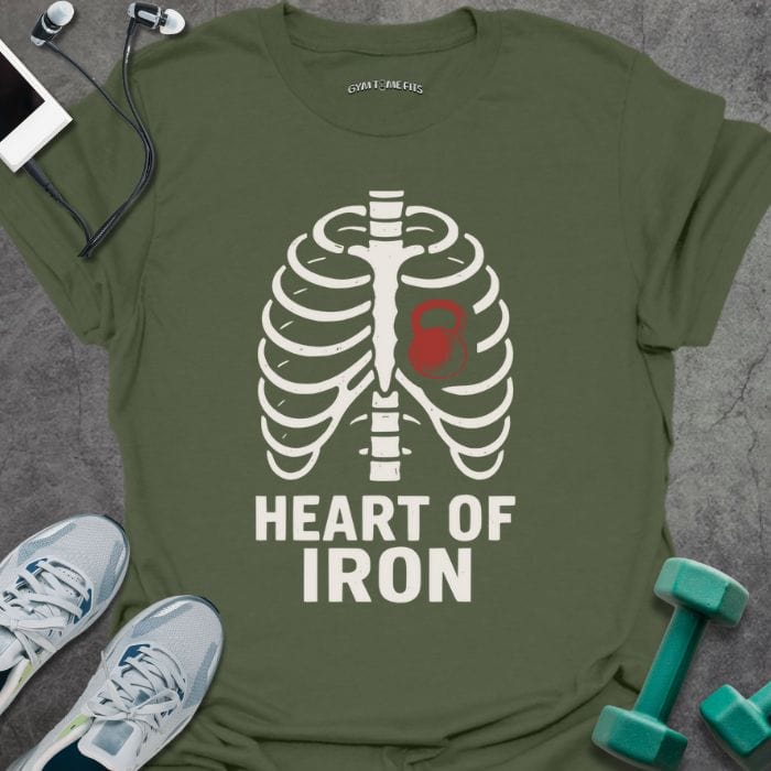 T-Shirt Military Green / S Iron Heart T-Shirt