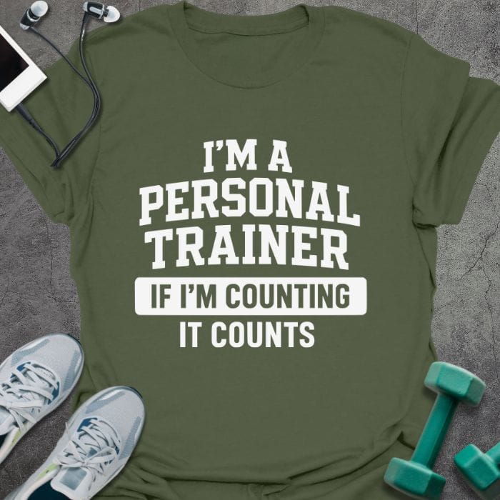 T-Shirt Military Green / S It Counts T-Shirt