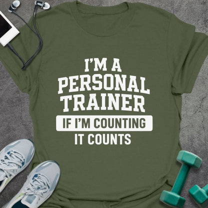 T-Shirt Military Green / S It Counts T-Shirt