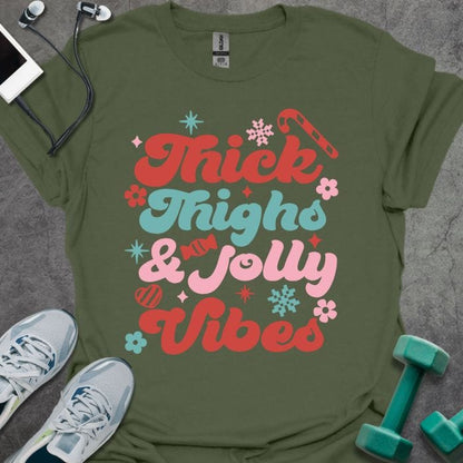 T-Shirt Military Green / S Jolly Vibes T-Shirt