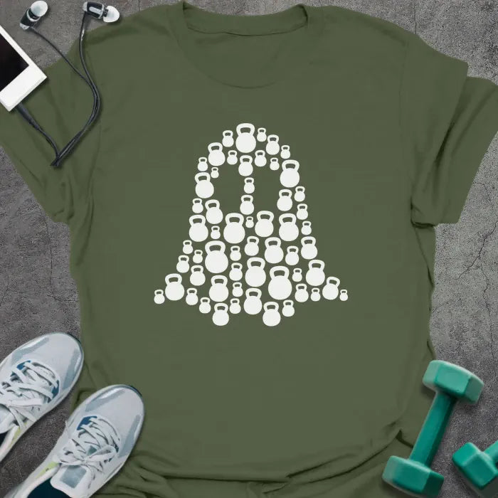 T-Shirt Military Green / S Kettlebell Ghost T-Shirt